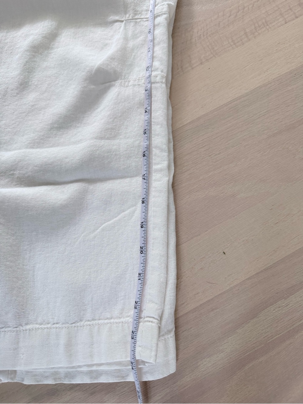 Anthropologie Reese Linen Blend Pull On Barrel Pants Pilcro Vanilla Small - Picture 6 of 9